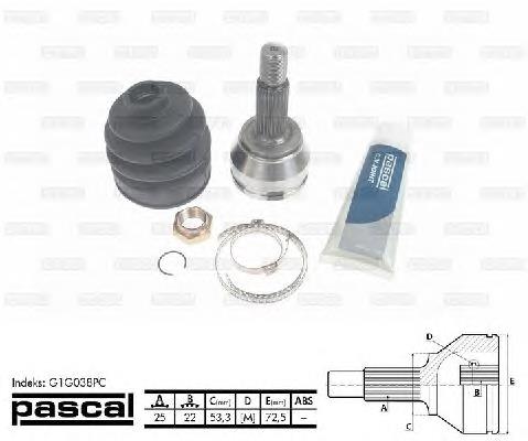 Junta homocinética externa dianteira Japan Parts GI0044 preço, a partir de 31,59 USD