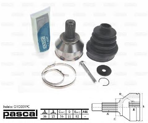 Junta homocinética externa dianteira Trakmotive/Surtrack 400159 preço, a partir de 35,40 USD