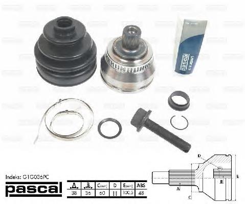 Compre 7M0498099A VAG Junta homocinética externa dianteira