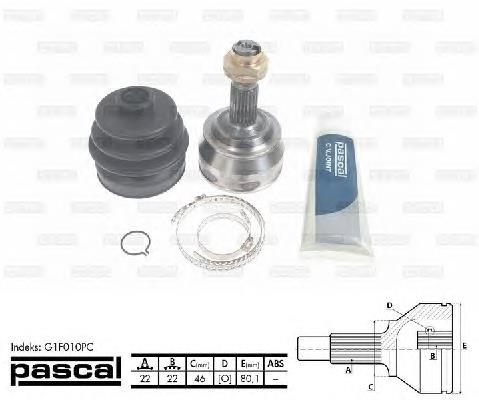 Junta homocinética externa dianteira Fiat/Alfa/Lancia 46307094 preço, a partir de 40,40 USD