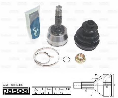 Junta homocinética externa dianteira Pascal G1F044PC preço, a partir de 42,60 USD