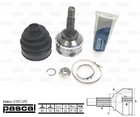 Compre G1R012PC Pascal Junta homocinética externa dianteira