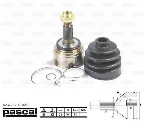 Junta homocinética externa dianteira Honda 44014S04010 preço, a partir de 40,58 USD