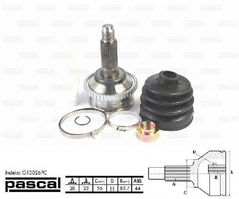 Compre MA018A44 HDK Junta homocinética externa dianteira