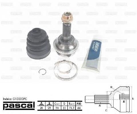 Compre FA5822510 Mazda Junta homocinética externa dianteira