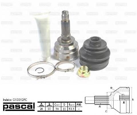 Junta homocinética externa dianteira Japan Parts GI356 preço, a partir de 51,27 USD