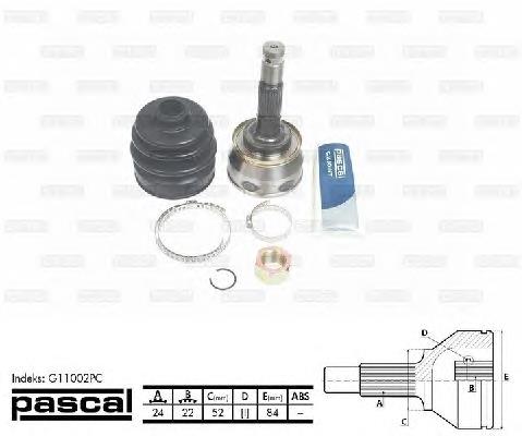Compre Junta homocinética externa dianteira Nissan Sunny 1