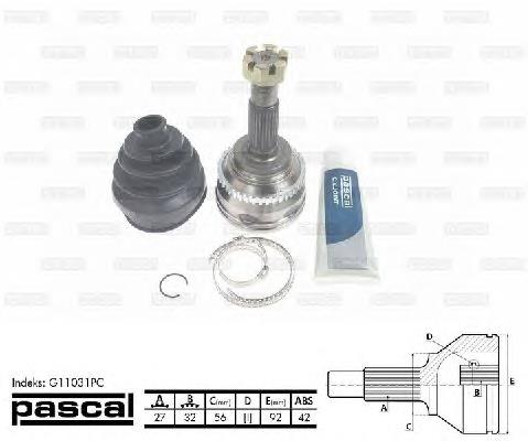 Compre 3921171J26 Nissan/Infiniti Junta homocinética externa dianteira