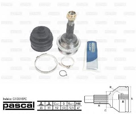 96391555 General Motors Junta homocinética externa dianteira
