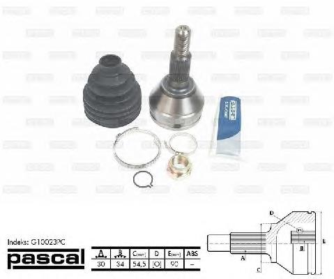 Junta homocinética externa dianteira General Motors 93743417 preço, a partir de 45,91 USD