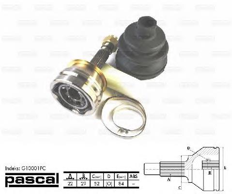 Junta homocinética externa dianteira Pascal G10001PC preço, a partir de 35,26 USD