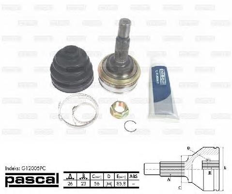 Junta homocinética externa dianteira Japan Parts GI204