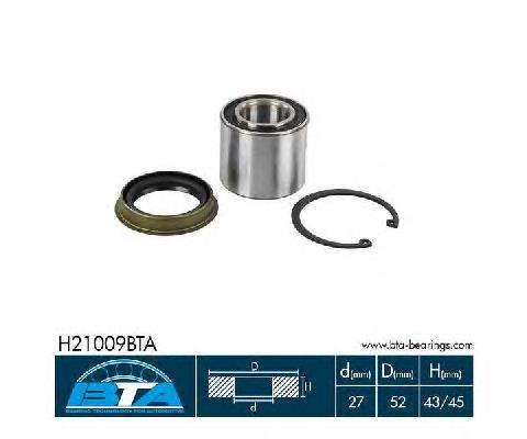 Rolamento de cubo traseiro Peugeot/Citroen 372617