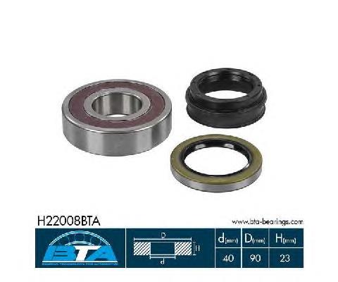 Rolamento de cubo traseiro J4712008 Jakoparts