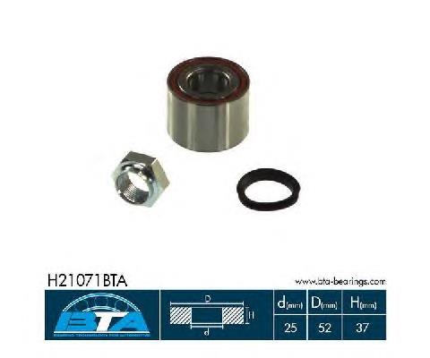 Rolamento de cubo traseiro 374839 Peugeot/Citroen