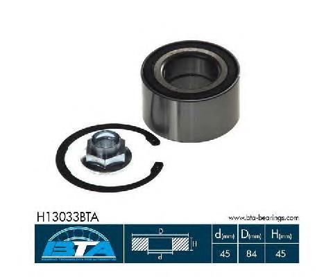 Rolamento de cubo dianteiro GAM633047B Mazda