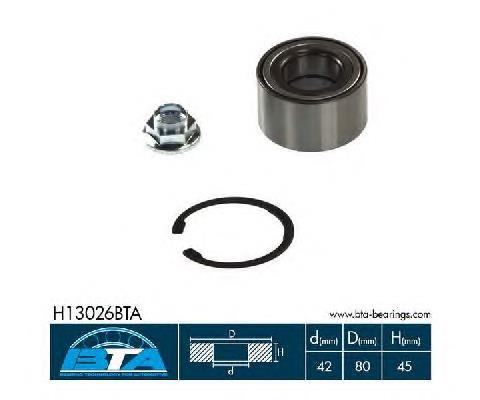 Rolamento de cubo dianteiro BTA H13026BTA preço, a partir de 39,69 USD
