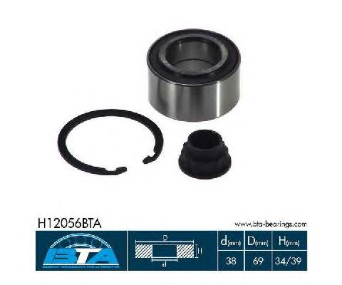 KK12003 Japan Parts Rolamento de cubo dianteiro