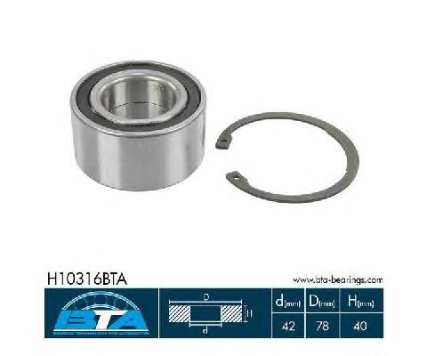 Compre S517202H000 Hyundai/Kia Rolamento de cubo dianteiro