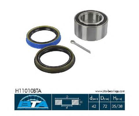 Compre H11010BTA BTA Rolamento de cubo dianteiro