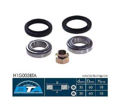 Rolamento de cubo dianteiro Ford 5007039