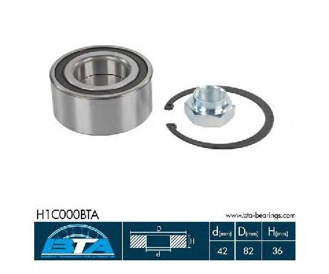 Rolamento de cubo dianteiro Peugeot/Citroen 1681934780 preço, a partir de 23,75 USD