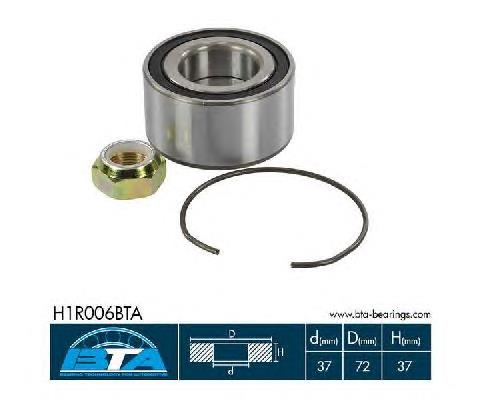 H1R006BTA BTA Rolamento de cubo dianteiro