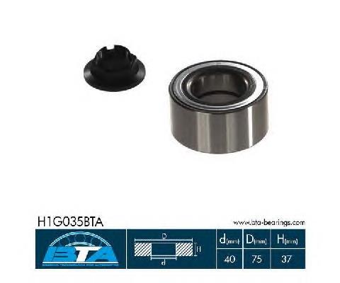 H1G035BTA BTA Rolamento de cubo dianteiro