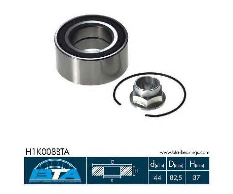 Rolamento de cubo dianteiro/traseiro ROWB11627 Federal Mogul