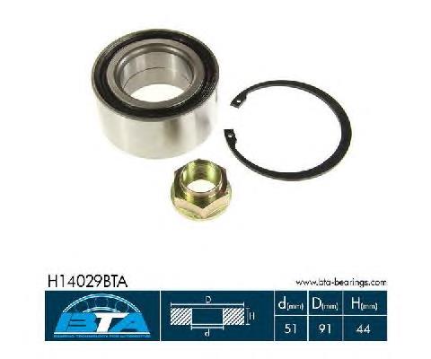 Rolamento de cubo traseiro Honda 44300SHJA51