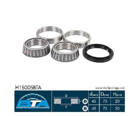 Rolamento de cubo dianteiro MR112242 Mitsubishi