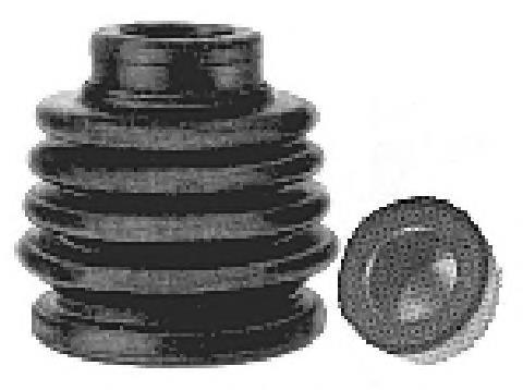 01599 Metalcaucho Bota de proteção interna esquerda de junta homocinética do semieixo dianteiro