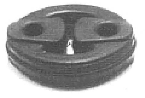 02419 Metalcaucho Coxim de fixação do silenciador