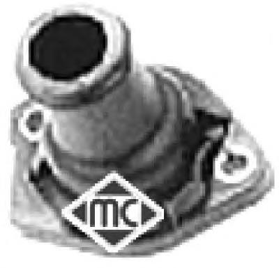 Flange do sistema de esfriamento (união em T) 037121145 VAG