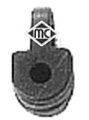 02725 Metalcaucho Coxim de fixação do silenciador