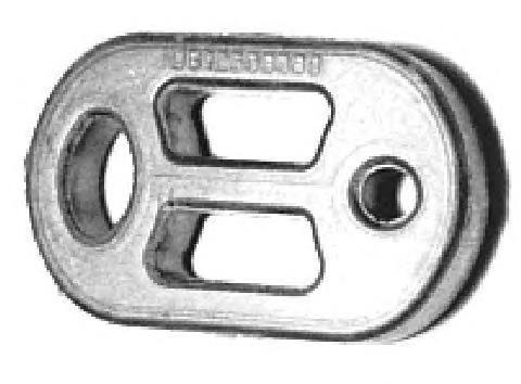00088 Metalcaucho Coxim de fixação do silenciador