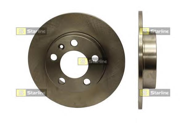 Disco do freio traseiro Volkswagen Bora 1J6