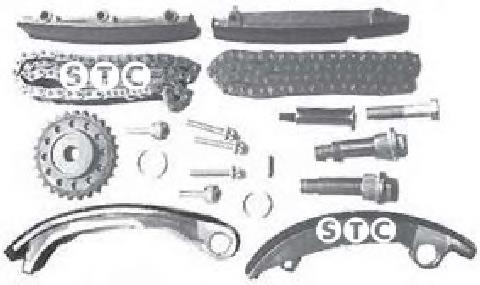 6606026 General Motors Cadeia do mecanismo de distribuição de gás, kit