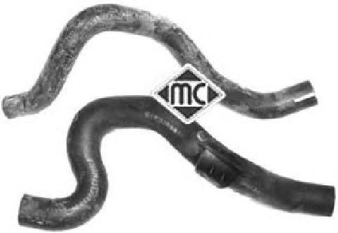 08921 Metalcaucho Mangueira do radiador de aquecedor (de forno), linha de combustível de retorno