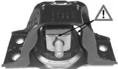 Coxim (suporte) direito de motor Cautex 021398