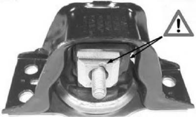 Coxim (suporte) direito de motor Cautex 021291