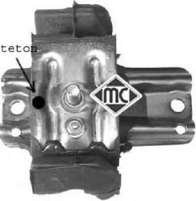 04699 Metalcaucho Coxim (suporte) direito de motor