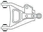 Braço oscilante inferior esquerdo de suspensão dianteira 8200197181 Renault (RVI)