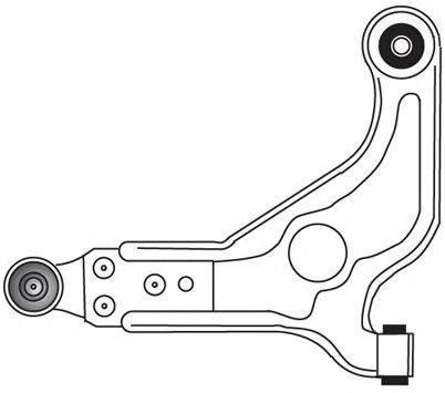 Compre 98FB3042CB Ford Braço oscilante inferior direito de suspensão dianteira