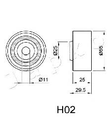 Compre 13HY016 RED Line OIL Rolo parasita da correia do mecanismo de distribuição de gás