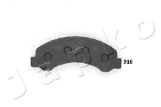 PA916AF Japan Parts Sapatas do freio dianteiras de disco