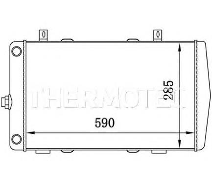 59351 NRF Radiador de esfriamento de motor