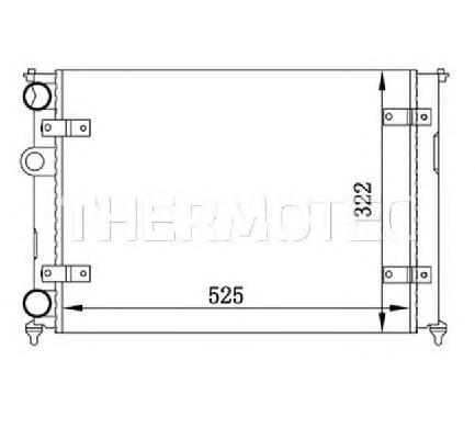 Compre 6KO121253K VAG Radiador de esfriamento de motor
