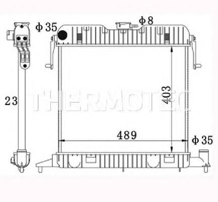 Radiador de esfriamento de motor Thermotec D7X036TT preço, a partir de 77,25 USD