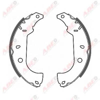 Sapatas do freio traseiras de tambor Fiat/Alfa/Lancia 60810038 preço, a partir de 12,45 USD